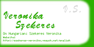 veronika szekeres business card